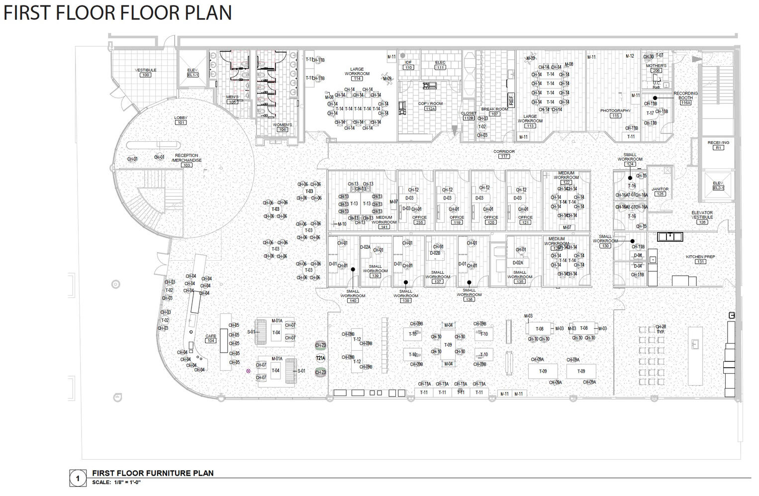 First Floor Furniture Plan /Gensler