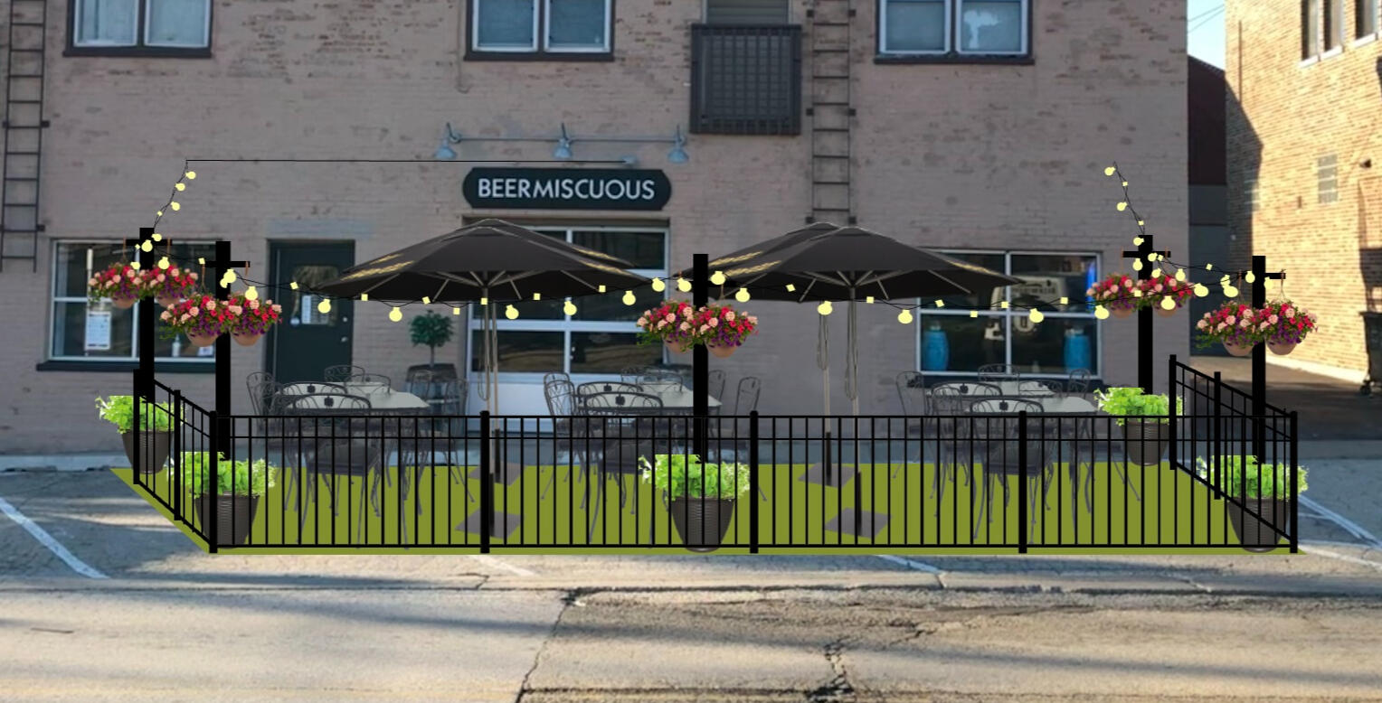 Beer Garden Rendering